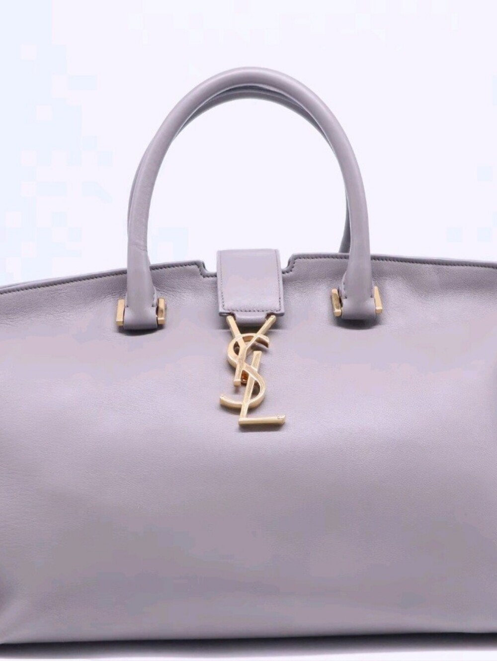 Saint Laurent Gray Leather Bag